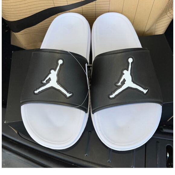 Nike Air Jordan Jumpman Slide Black White Size 8 Mens Sandals FQ1598 010 NWT main image 14